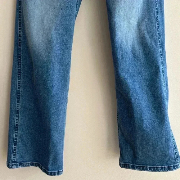 Lois Medium Wash River High Retro Straight Jeans, Size 31" L-32 - Picture 6 of 16